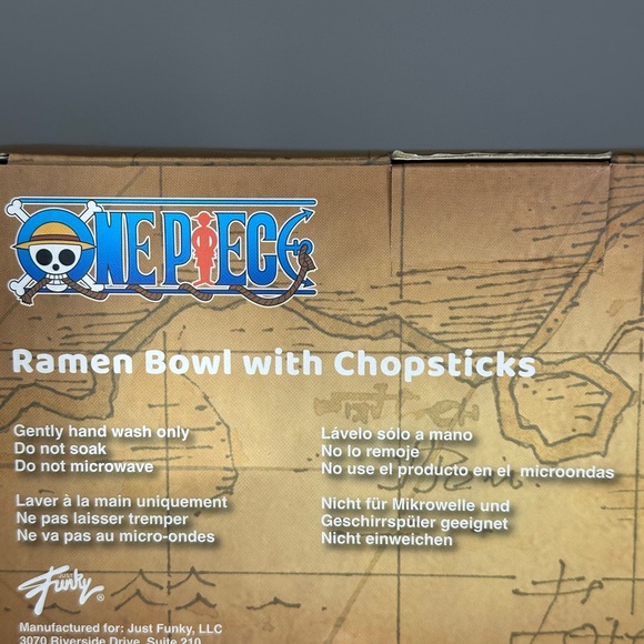 One Piece Blue  Ramen Bowl - Picture 8 of 10